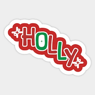 Holly Sticker